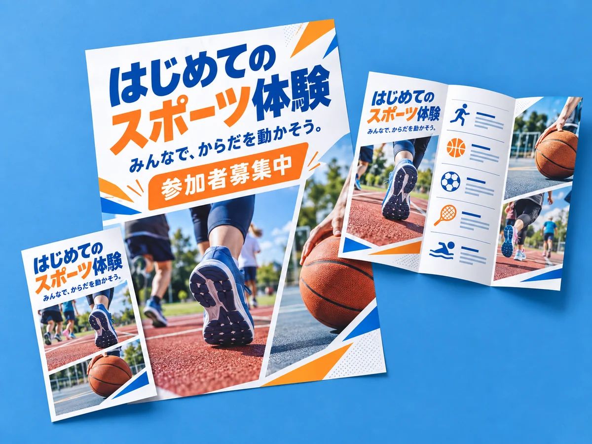 チラシ・印刷物の制作イメージ