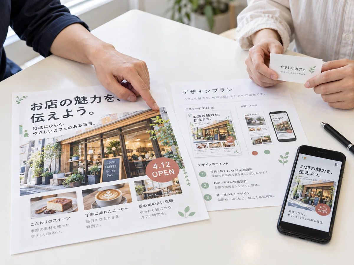 想いをつなぐデザインの制作イメージ